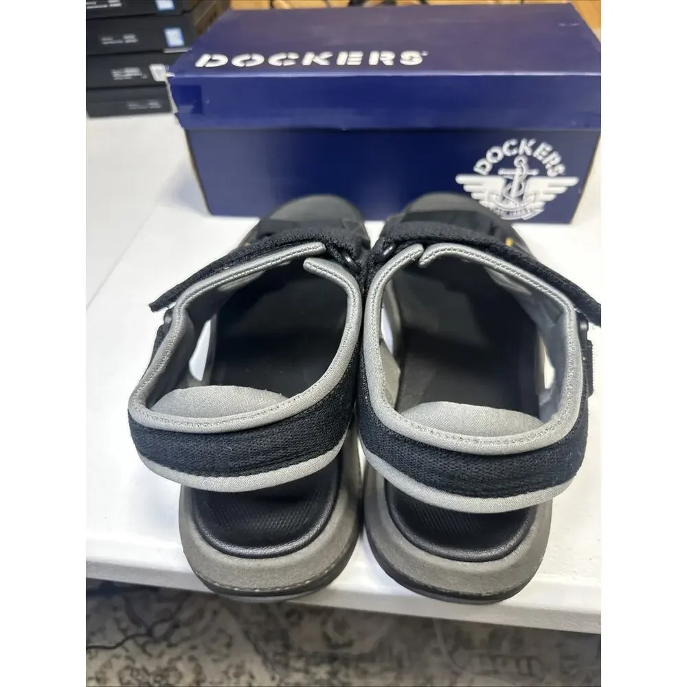 Dockers Zander Black Hook & Loop Hiking Sandals | Men’s Size 13 US | New